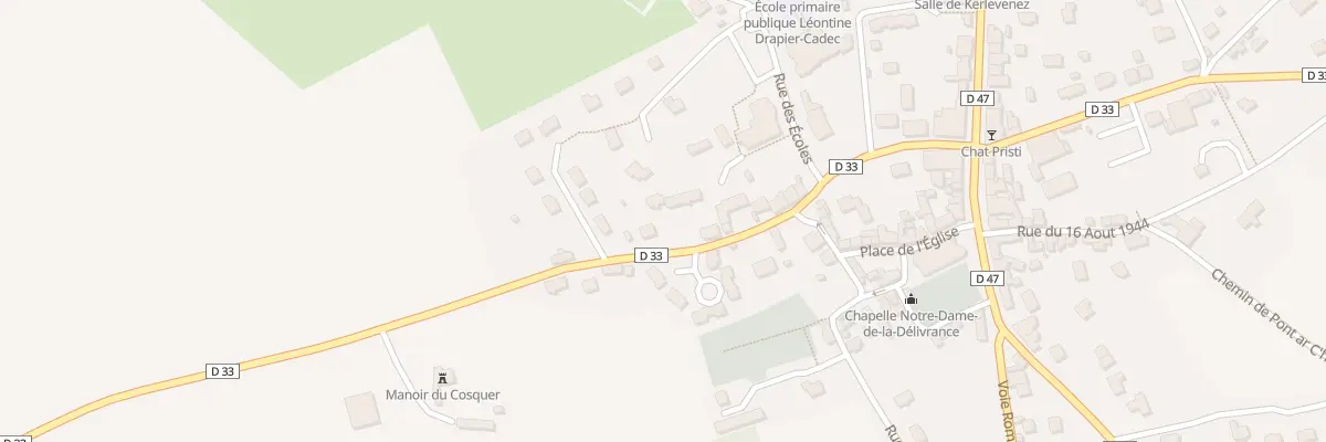 Plan du 24 Rte de Daoulas à Irvillac