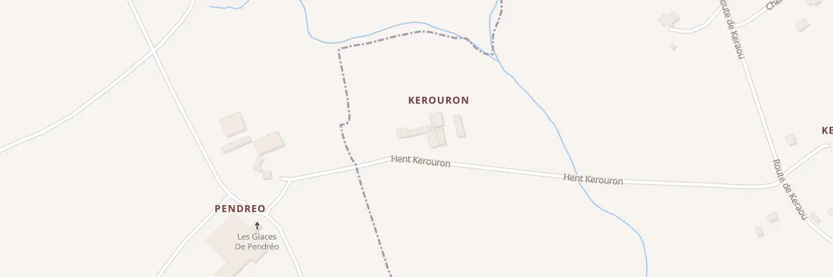 Plan du 2 Che / Hent Kerouron à Pluguffan