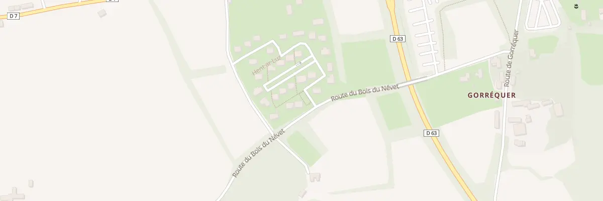 Plan du 360 Rte du Bois du Névet à Locronan