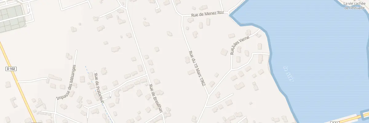 Plan du 14 Rue du 19 Mars 1962 à Plobannalec-Lesconil