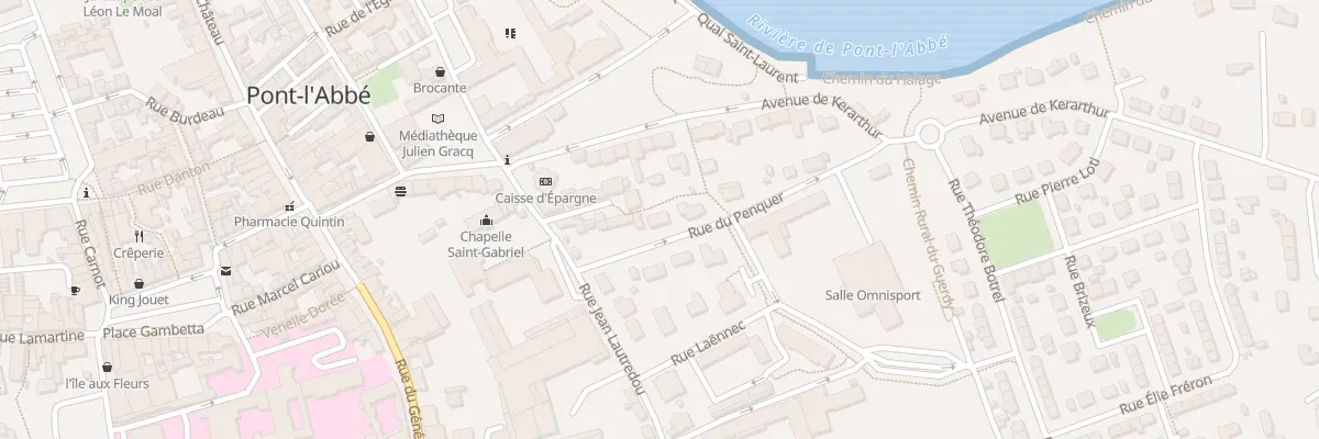 Plan du 3 Rue du Penquer à Pont-l’Abbé