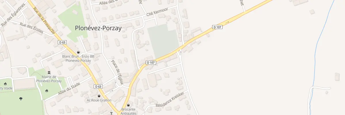 Plan du 13 Rue de l’Argoat à Plonévez-Porzay