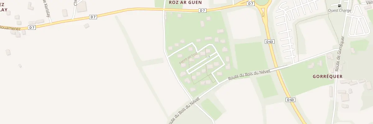 Plan du 8 Rue Hent Ar Balan à Locronan