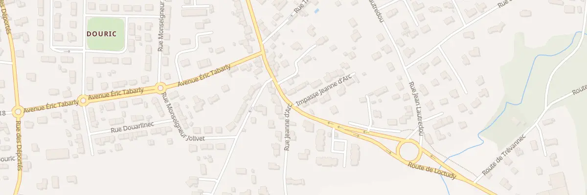 Plan du 119 Rue du Gen de Gaulle à Pont-l’Abbé