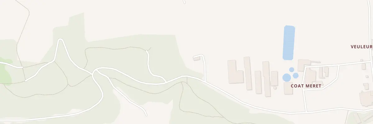 Plan du 1989H Manoir de Coat Meret Goare à Lanhouarneau
