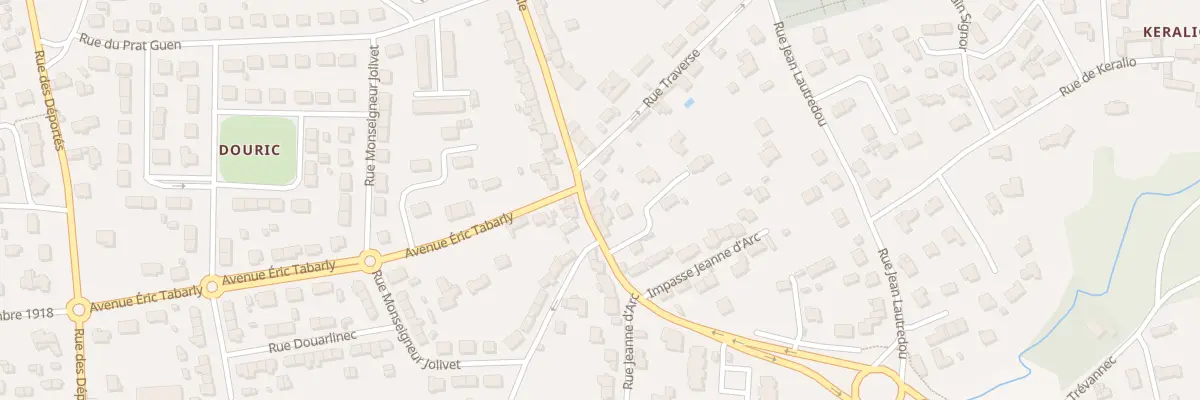 Plan du 105 Rue du Gen de Gaulle à Pont-l’Abbé