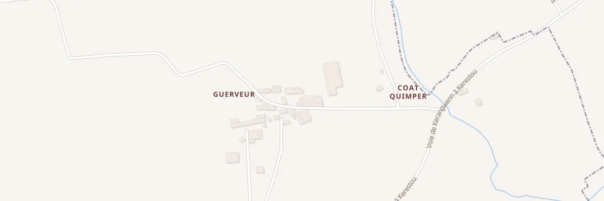 Plan du 350A Guerveur à Plogastel-Saint-Germain
