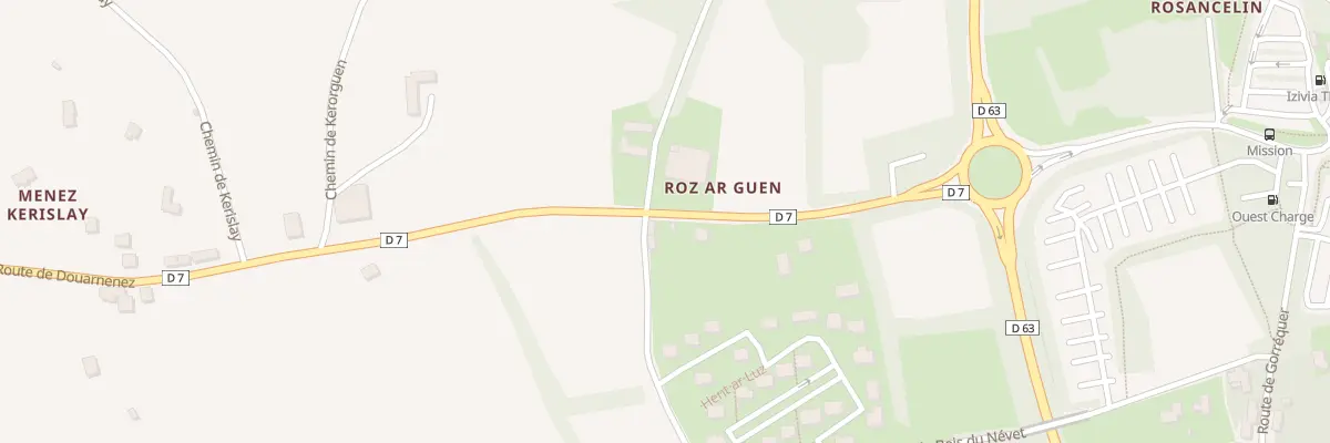 Plan du 22A Roz Ar Guen à Locronan