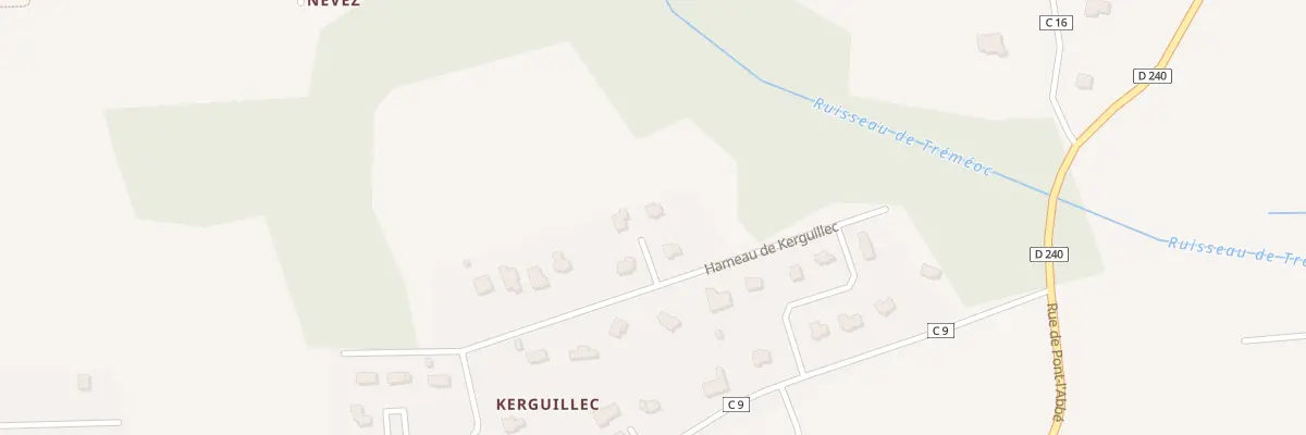 Plan du 18 Ham de Kerguillec à Tréméoc