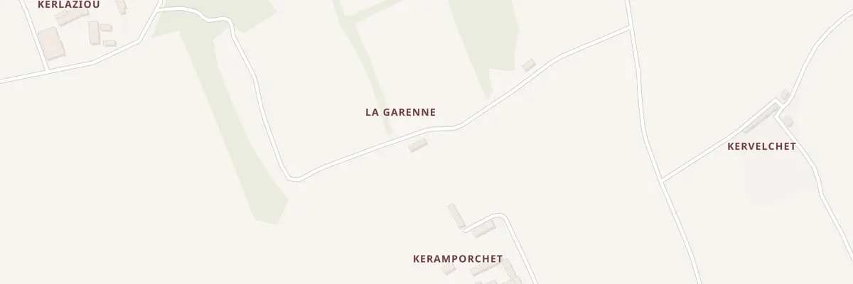 Plan du 141 La Garenne à Ploéven