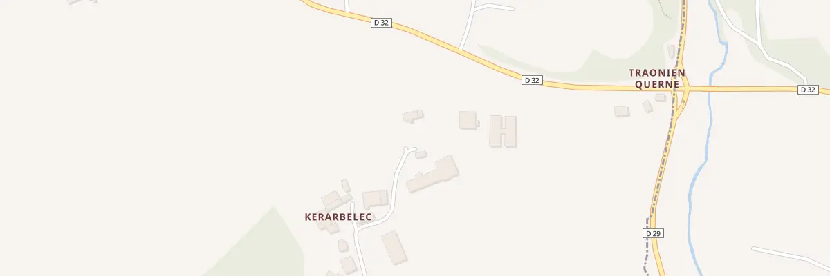 Plan du 527 Che Kerabellec à Plounéventer