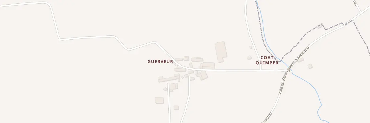Plan du 351 Guerveur à Plogastel-Saint-Germain