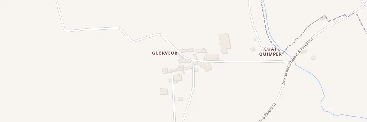 Plan du 353 Guerveur à Plogastel-Saint-Germain