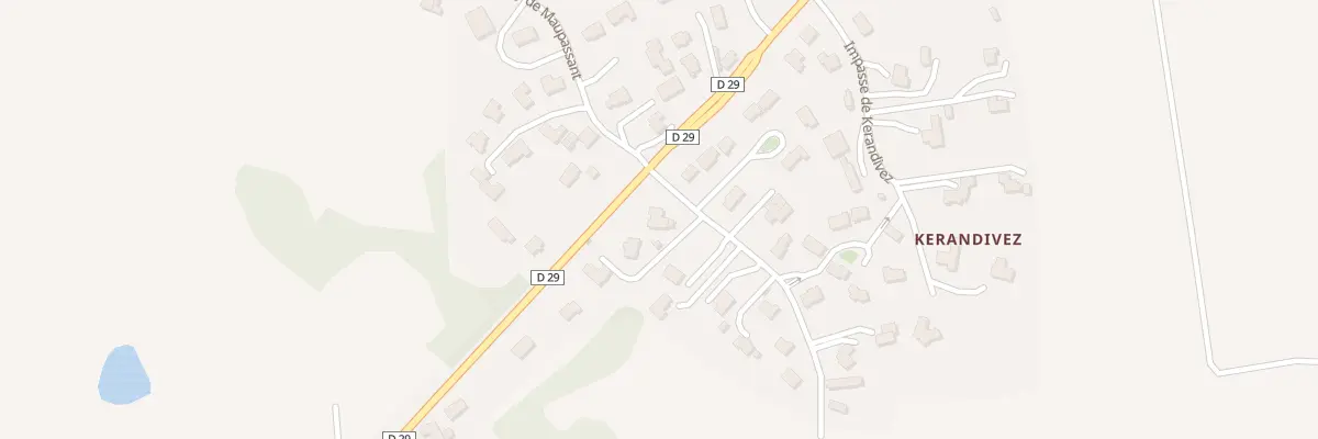 Plan du 8 Rue des Jonquilles à Plounéventer