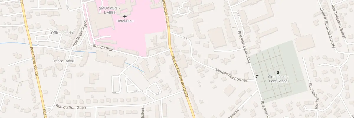 Plan du 79A Rue du Gen de Gaulle à Pont-l’Abbé