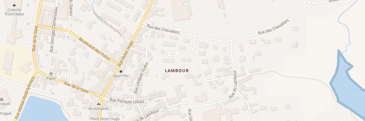 Plan du 5 Rue Dreon An Ilis à Pont-l’Abbé