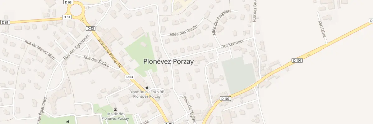 Plan du 7 Cité Kermoor à Plonévez-Porzay