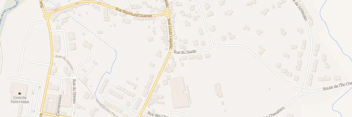 Plan du 16 Rue Louis Lagadic à Pont-l’Abbé