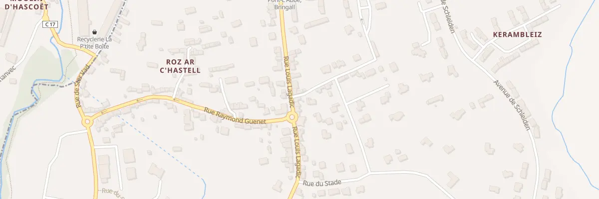 Plan du 38 Rue Louis Lagadic à Pont-l’Abbé