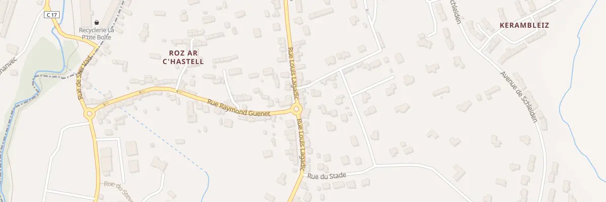 Plan du 34 Rue Louis Lagadic à Pont-l’Abbé