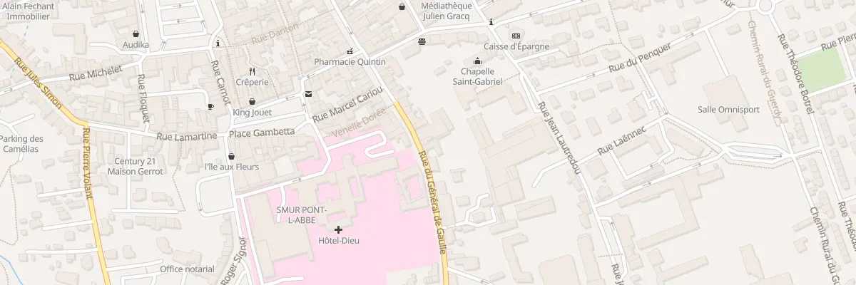 Plan du 49 Rue du Gen de Gaulle à Pont-l’Abbé