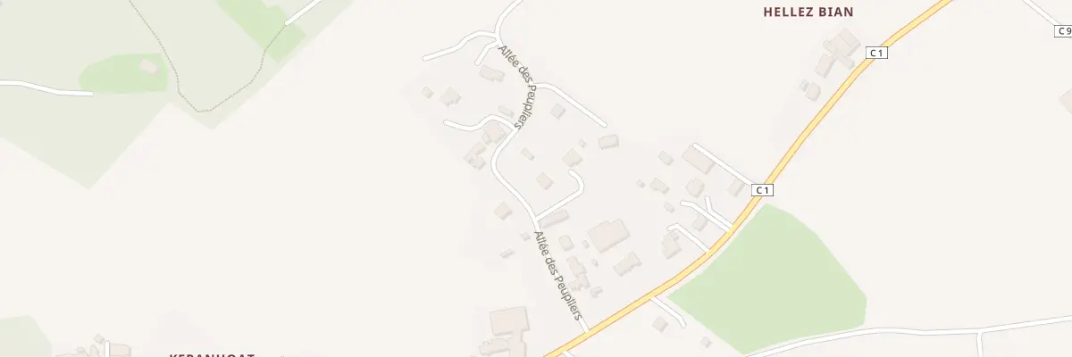 Plan du 59B Kermalguen à Pencran