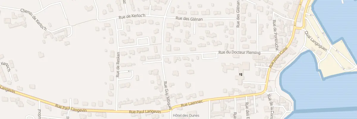 Plan du 2 Rue du Doc Fleming à Plobannalec-Lesconil