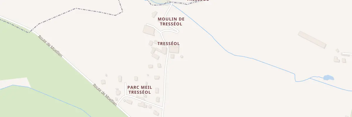 Plan du 48 Manoir de Tresséol à Locronan