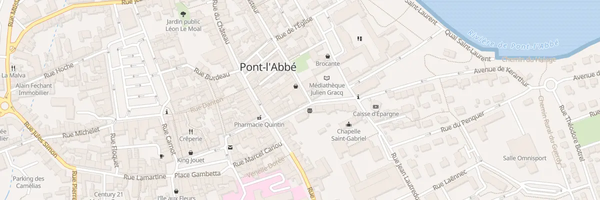 Plan du 38 Rue Pasteur à Pont-l’Abbé