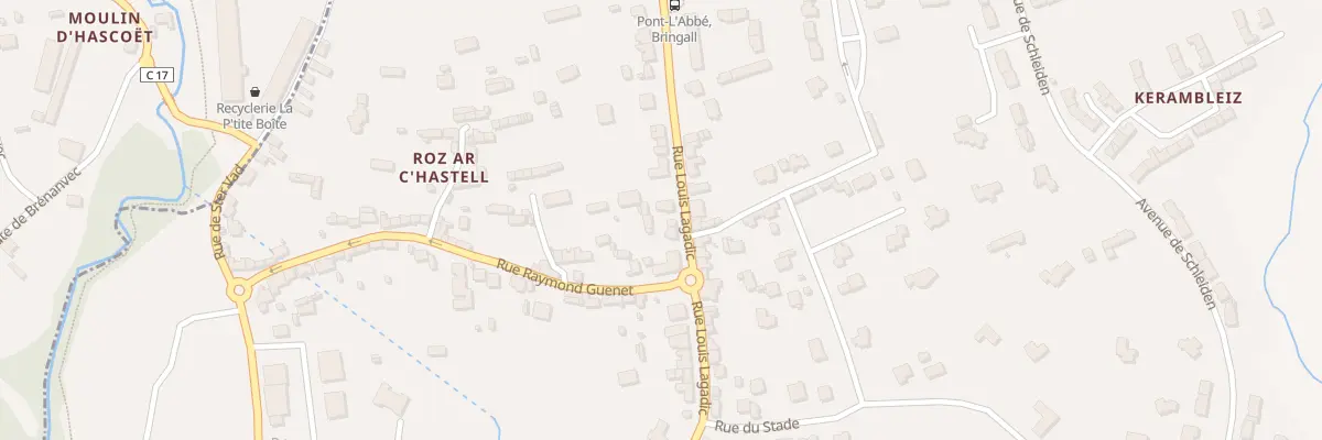 Plan du 27 Rue Louis Lagadic à Pont-l’Abbé