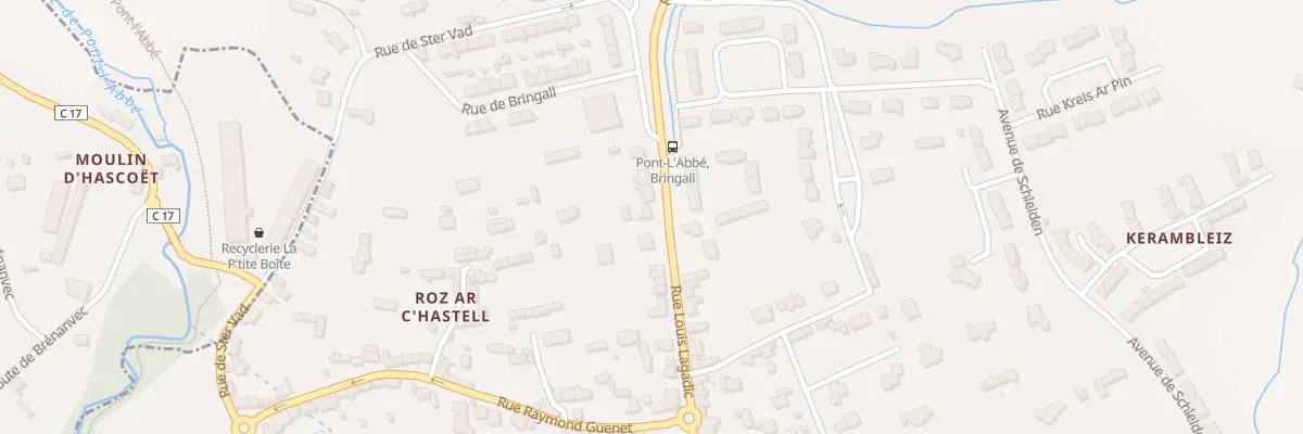 Plan du 39 Rue Louis Lagadic à Pont-l’Abbé