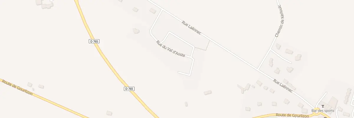 Plan du 16 Rue du Val d’Aoste à Plonéis