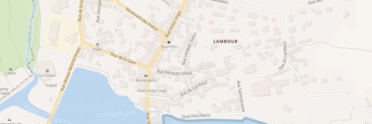 Plan du 31 Rue Leuquer Guéor à Pont-l’Abbé