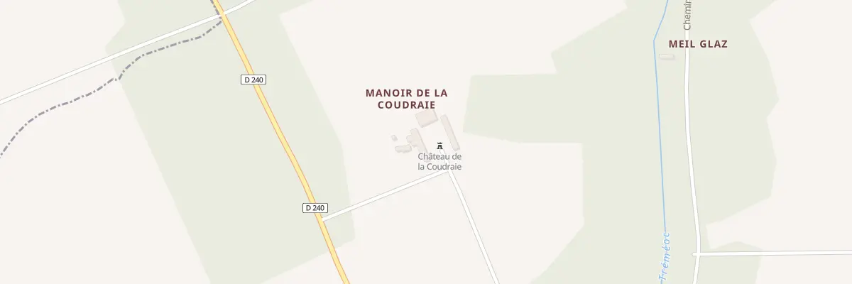 Plan du 141 La Coudraie à Tréméoc
