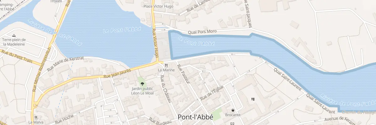 Plan du 8 Quai Saint-Laurent à Pont-l’Abbé
