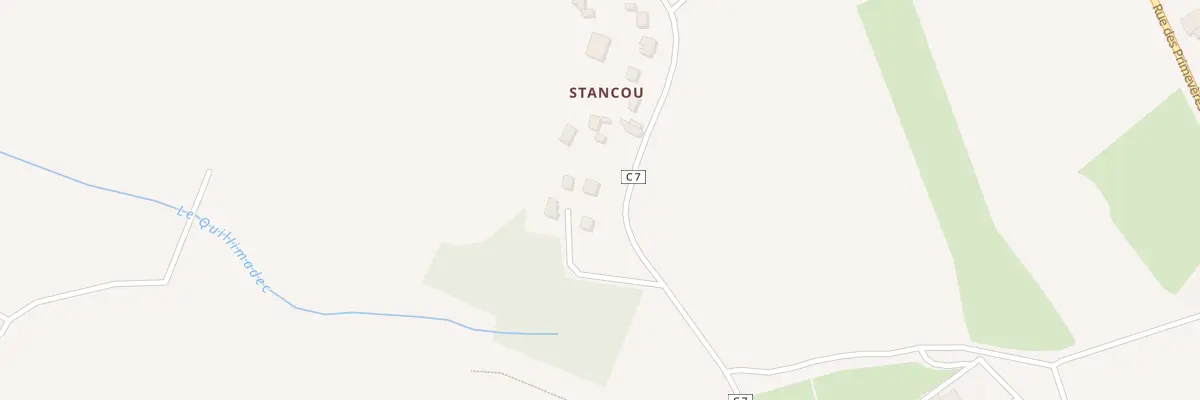 Plan du 79 Rte de Stancou à Plounéventer