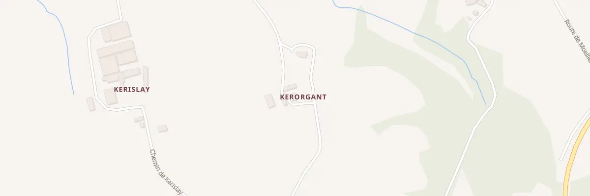 Plan du 25 Kerorgant à Locronan