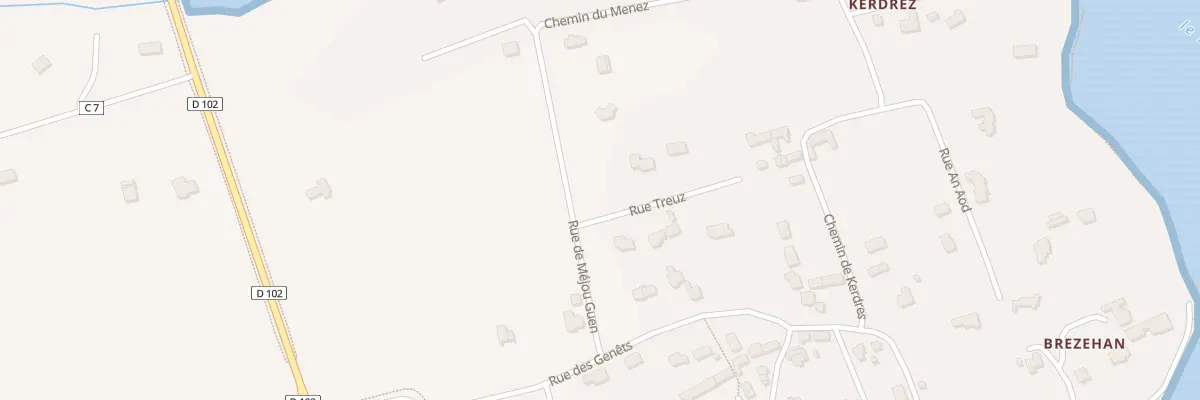 Plan du 6 Rue de Méjoù Guen à Plobannalec-Lesconil