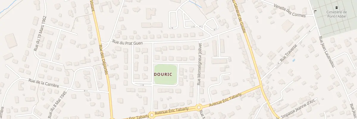 Plan du 4 Pl du Douric-Coz à Pont-l’Abbé