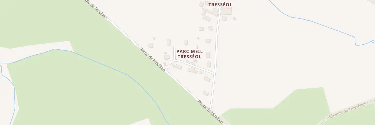 Plan de Tresseol à Locronan