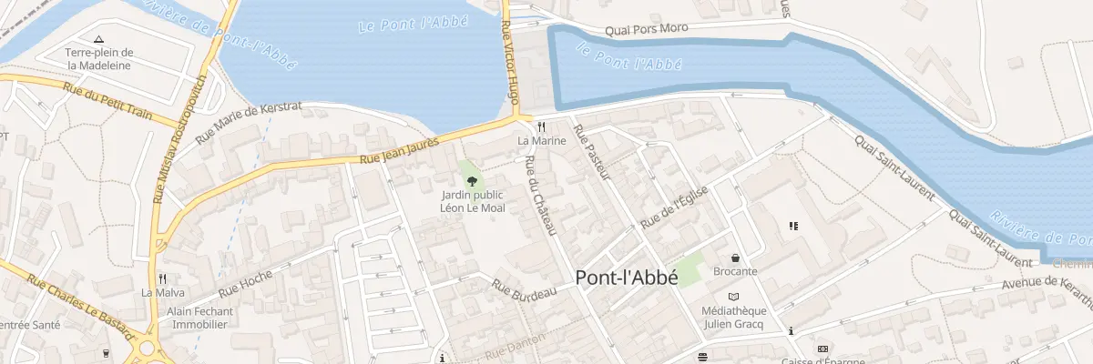 Plan du 11 Rue du Château à Pont-l’Abbé