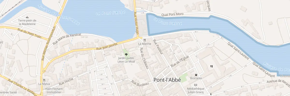 Plan du 5 Rue du Château à Pont-l’Abbé