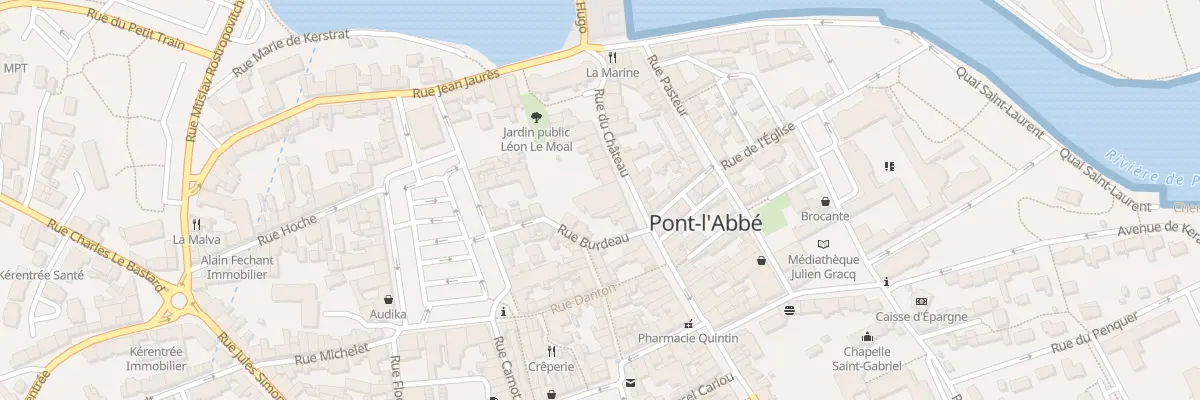 Plan du 12B Rue du Château à Pont-l’Abbé