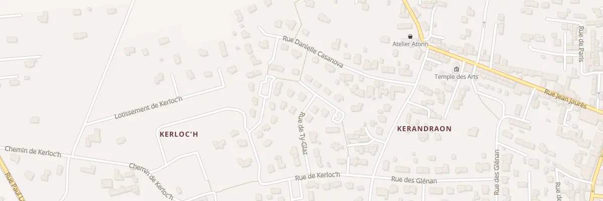 Plan du 9 Rue de Ty Glaz à Plobannalec-Lesconil