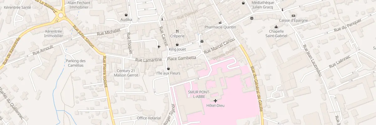 Plan du 19 Pl Gambetta à Pont-l’Abbé