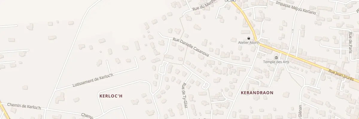 Plan du 13 Rue de Ty Glaz à Plobannalec-Lesconil