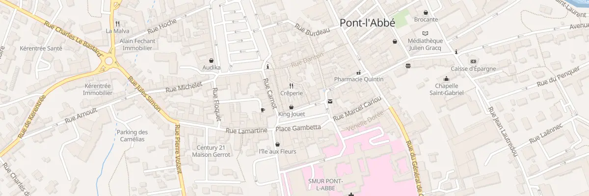 Plan du 18 Pl Gambetta à Pont-l’Abbé