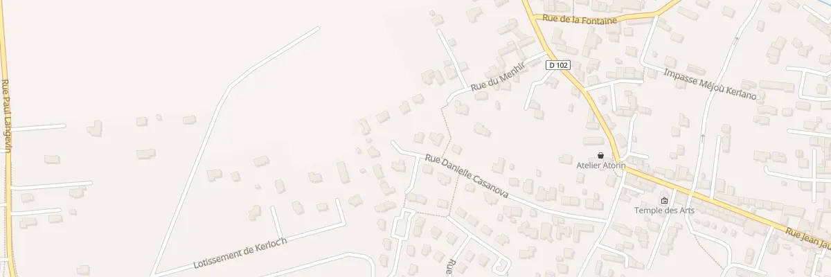 Plan du 26 Rue Danielle Casanova à Plobannalec-Lesconil