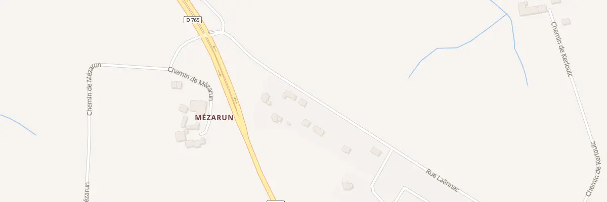 Plan du 17 Ham de Mezarun à Plonéis