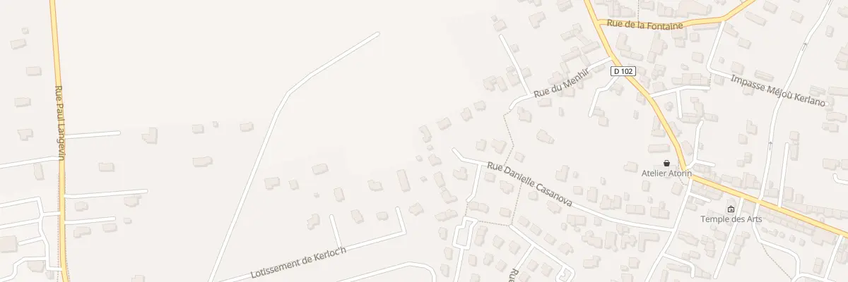 Plan du 34 Rue Danielle Casanova à Plobannalec-Lesconil